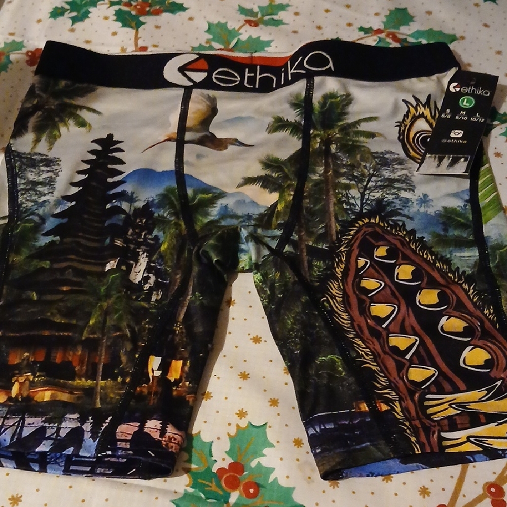 Ethika Kids Print Boxer Briefs Size Large 10/12